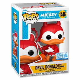 FUNKO Disney Mickey and Friends Devil Donald with Pumpkin Exclusive POP!