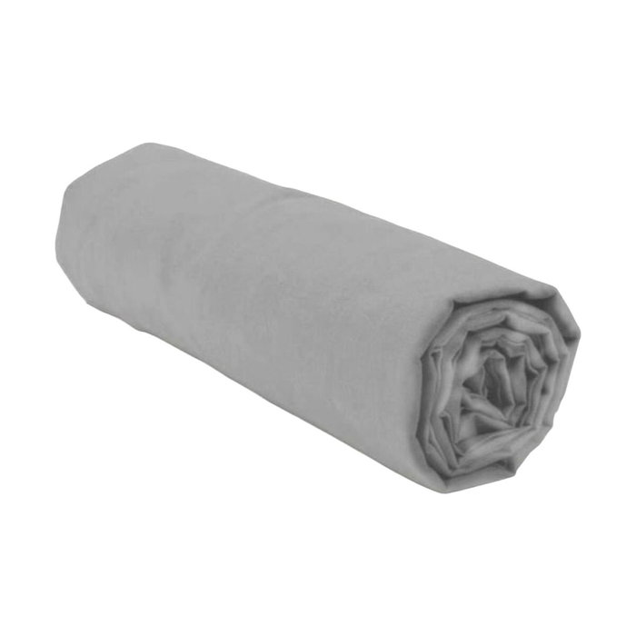 Home Linge Passion Drap housse HP71773 Gris clair 180 x 200 cm + 30 cm bonnet Home Linge Passion Drap housse HP71773 Gris clair 180 x 200 cm + 30 cm bonnet
