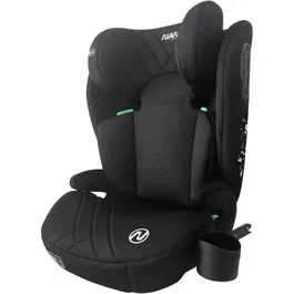 Nania Bari - Siège auto Groupe 2/3 i-Size R129 avec ISOFIX ou ceinture - Pour enfants 15-36kg (4-12 ans) - Noir