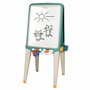 Smoby Grand Tableau Faces Craie et Magnétique avec 13 Accessoires