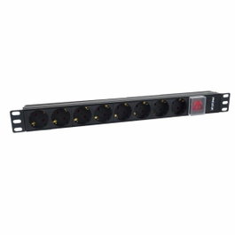 Phasak BNS 1520 Multiprise 19 pouces 8 prises avec interrupteur 3m