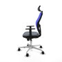 Piqueras y Crespo 1D086N2 Chaise de Bureau avec Appui-tête Gris
