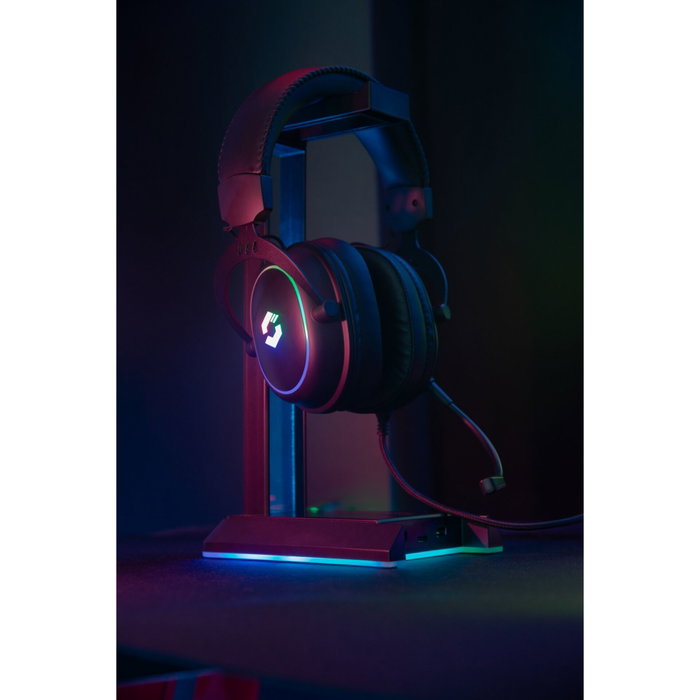 Speedlink CONUX RGB - Casque de jeu avec éclairage RGB et micro amovible, Noir