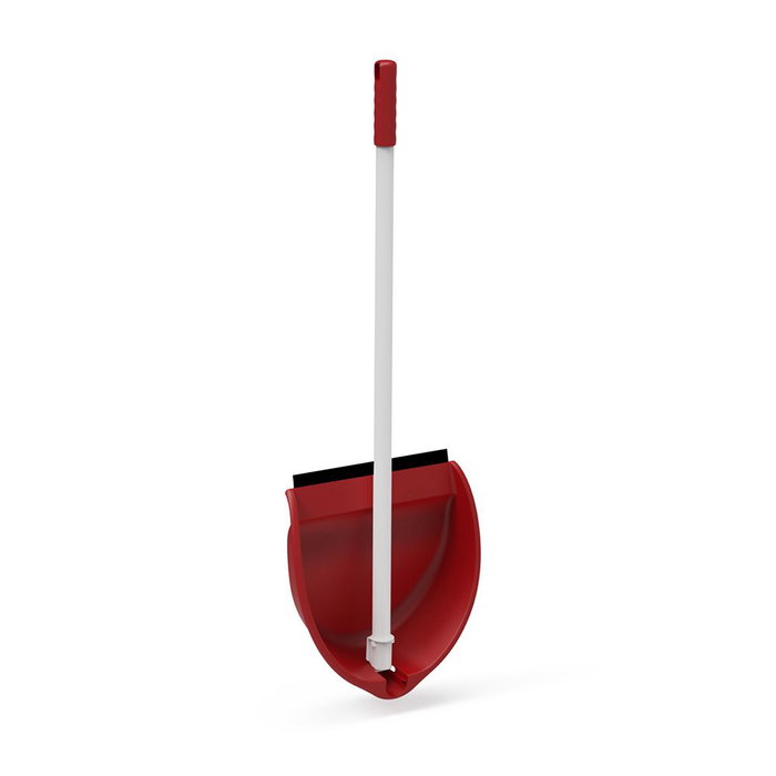 Plastiken Recogedor plegable rojo bimaterial