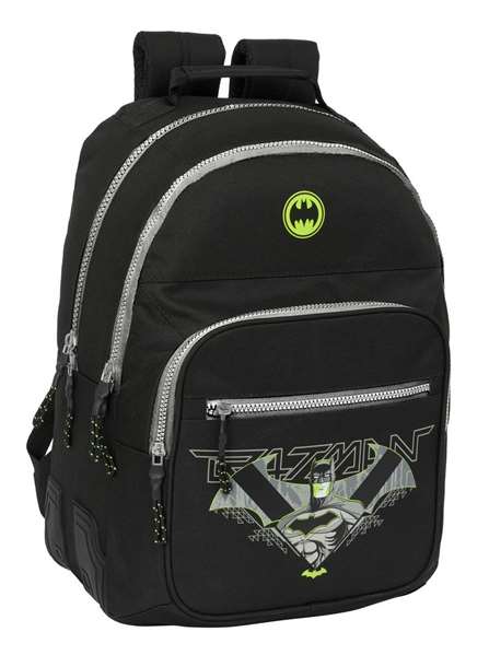 Safta Mochila doble adapt.carro batman "game over" 32x42x15cm - Sac à dos poussette double Batman, 32 x 42 x 15 cm Safta Mochila doble adapt.carro batman "game over" 32x42x15cm - Sac à dos poussette double Batman, 32 x 42 x 15 cm