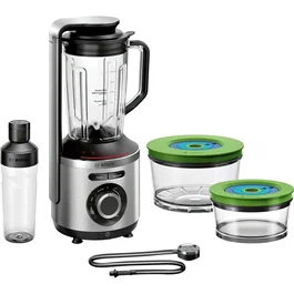 Bosch VitaPower Série 8 MMBV625M Blender sous vide 2-en-1 - 1000 W - Inox / Noir