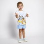 Bluey Ensemble de Vêtements 2 Pièces French Terry Bleu clair 5 Ans