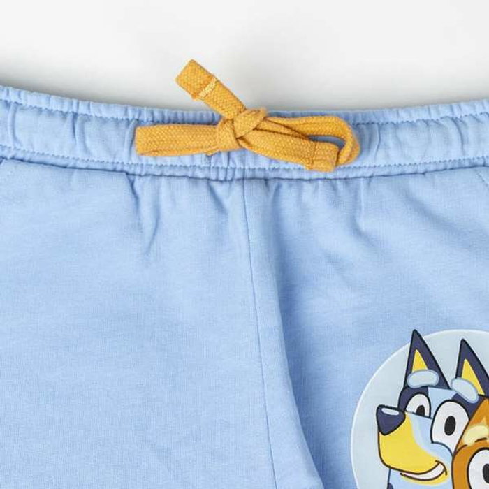 Bluey Ensemble de Vêtements 2 Pièces French Terry Bleu clair 5 Ans