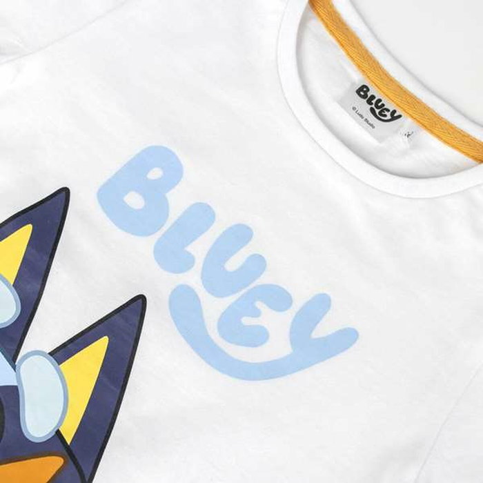Bluey Ensemble de Vêtements 2 Pièces French Terry Bleu clair 5 Ans