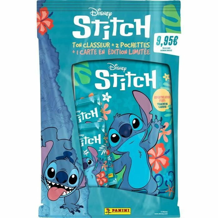 Panini Pack démarrage de collection Stitch TC avec classeur et 13 cartes