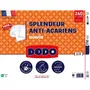DODO Pack Couette et Oreillers Splendeur Anti-Acariens 220x240 cm + 2x60x60 cm - Garnissage Volupt'Air 350gr/m² - Blanc