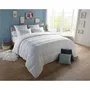 DODO Pack Couette et Oreillers Splendeur Anti-Acariens 220x240 cm + 2x60x60 cm - Garnissage Volupt'Air 350gr/m² - Blanc