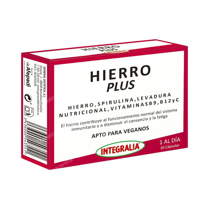 Integralia Hierro Plus 30 capsules