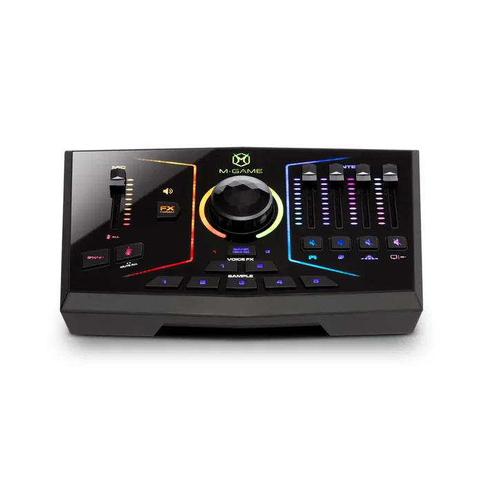 MGAME Interfaz Audio Gamer/Stream M-Game Dual Rgb MGAME Interfaz Audio Gamer/Stream M-Game Dual Rgb