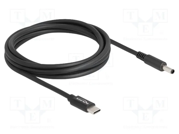 DELOCK Câble d'alimentation USB-C vers DC 4,5/3,0 mm, 1,5m DELOCK Câble d'alimentation USB-C vers DC 4,5/3,0 mm, 1,5m