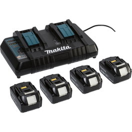 Makita Energy Kit 198091-4 avec 4x BL1860B et chargeur DC18RD