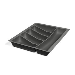 HERRAJES ALK Cubertero Modelo Auro Antracita/Blanco para Cajón de Cocina, Módulos de 300 a 1000mm