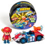 MAGIC BOX Expositor de 8 Véhicules T-Racers II Turbo Wheel - Boîte Carton avec Voitures Miniatures à Collectionner - Version Espagnol - PTR2D208IN00