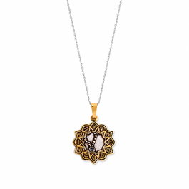 Alex And Ani Collier Virgo Bicolore Dorée