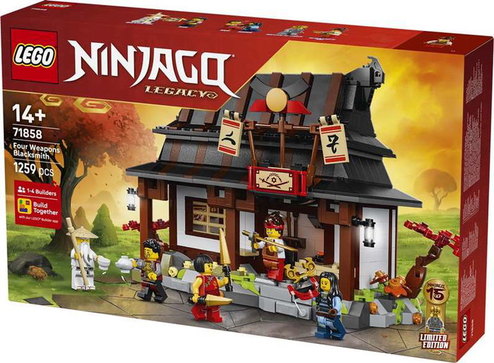 LEGO NINJAGO 71858 La Forge des Quatre Armes 15e Anniversaire LEGO NINJAGO 71858 La Forge des Quatre Armes 15e Anniversaire