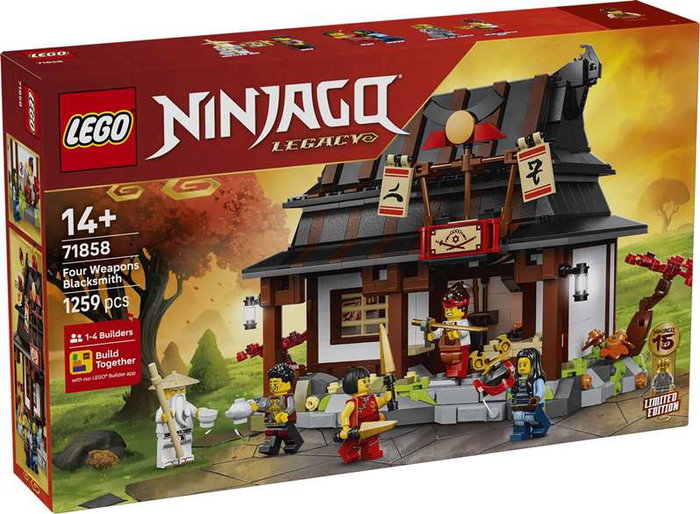 LEGO NINJAGO 71858 La Forge des Quatre Armes 15e Anniversaire LEGO NINJAGO 71858 La Forge des Quatre Armes 15e Anniversaire