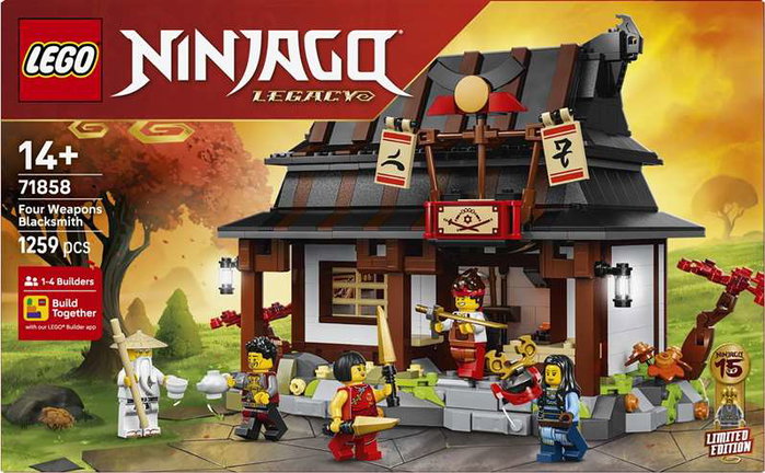 LEGO NINJAGO 71858 La Forge des Quatre Armes 15e Anniversaire LEGO NINJAGO 71858 La Forge des Quatre Armes 15e Anniversaire