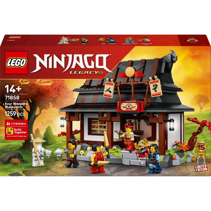 LEGO NINJAGO 71858 La Forge des Quatre Armes 15e Anniversaire LEGO NINJAGO 71858 La Forge des Quatre Armes 15e Anniversaire