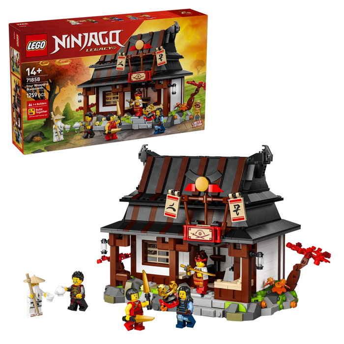 LEGO NINJAGO 71858 La Forge des Quatre Armes 15e Anniversaire LEGO NINJAGO 71858 La Forge des Quatre Armes 15e Anniversaire