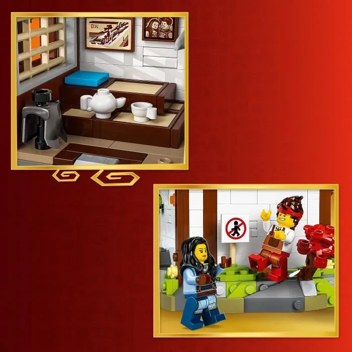 LEGO NINJAGO 71858 La Forge des Quatre Armes - Set 15e Anniversaire avec 6 Minifigurines - Jeu de Construction pour Adolescents