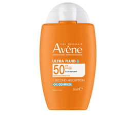 Avène Solaire Ultra Fluido Oil Control Crème Solaire Visage SPF50 50 ml - Protection UVA UVB Lumière Bleue