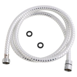 ORYX Flexible de douche PVC blanc/argenté 1,50 m