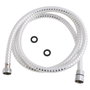 ORYX Flexible de douche PVC blanc/argenté 1,50 m