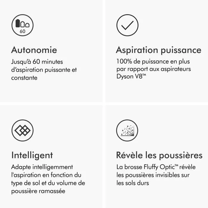 Dyson V15 Detect Absolute Aspirateur Balai Nickel, jaune