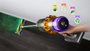 Dyson V15 Detect Absolute Aspirateur Balai Nickel, jaune