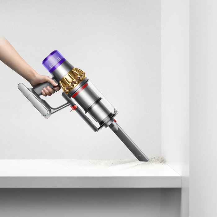 Dyson V15 Detect Absolute Aspirateur Balai Nickel, jaune