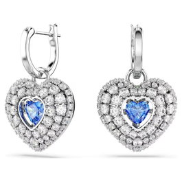 Swarovski Boucles d'oreilles IDYLLIA en acier inoxydable gris