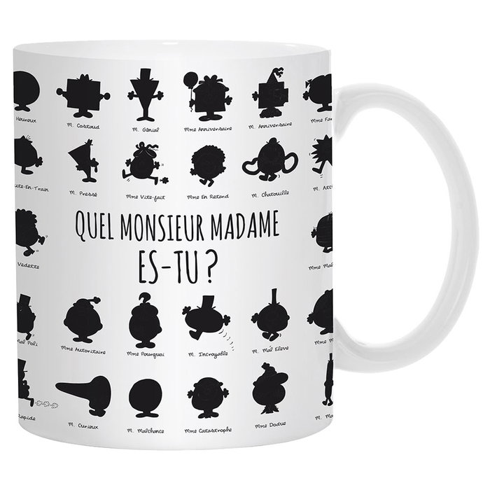 Monsieur Madame Tasse qui change de couleur avec la chaleur