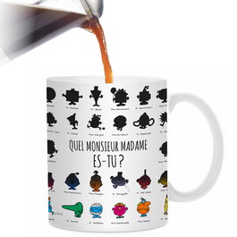 Monsieur Madame Tasse qui change de couleur avec la chaleur