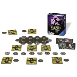 Ravensburger - Vampire pour une nuit, Jeu de cartes et de rôle, À partir de 10 ans, Durée de partie 30 minutes