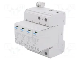 HAGER Limiteur de surtensions Type 1+2, 4 pôles, 50kA