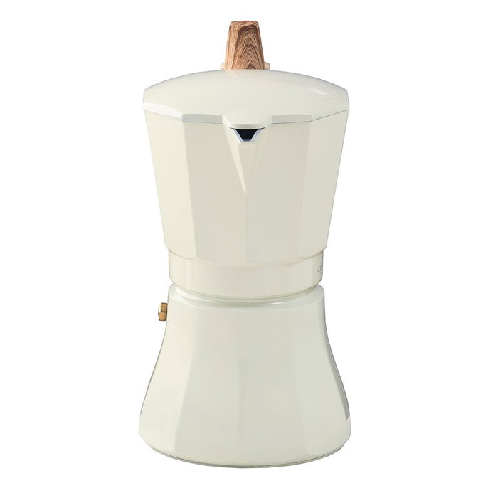 Cafetière Italienne Oroley Petra Crème Aluminium 6 Tasses Cafetière Italienne Oroley Petra Crème Aluminium 6 Tasses