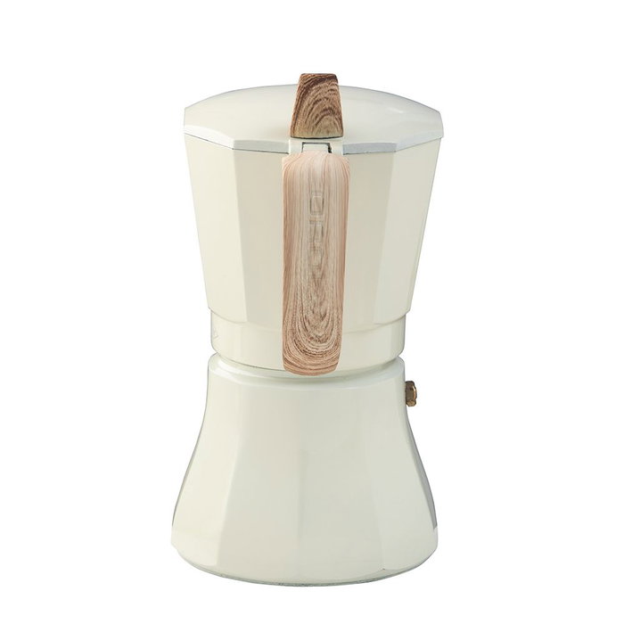 Cafetière Italienne Oroley Petra Crème Aluminium 6 Tasses Cafetière Italienne Oroley Petra Crème Aluminium 6 Tasses