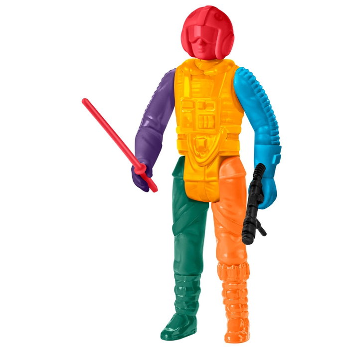 Hasbro Star Wars Retro Collection Luke Skywalker Snowspeeder Figure de collection 70s