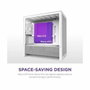 NZXT H3 Flow - Boîtier Moyen-tour Micro-ATX - Blanc