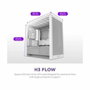 NZXT H3 Flow - Boîtier Moyen-tour Micro-ATX - Blanc