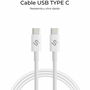 Câble USB-C vers USB-C Subblim PLUS Noir 1 m