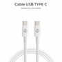 Câble USB-C vers USB-C Subblim PLUS Noir 1 m