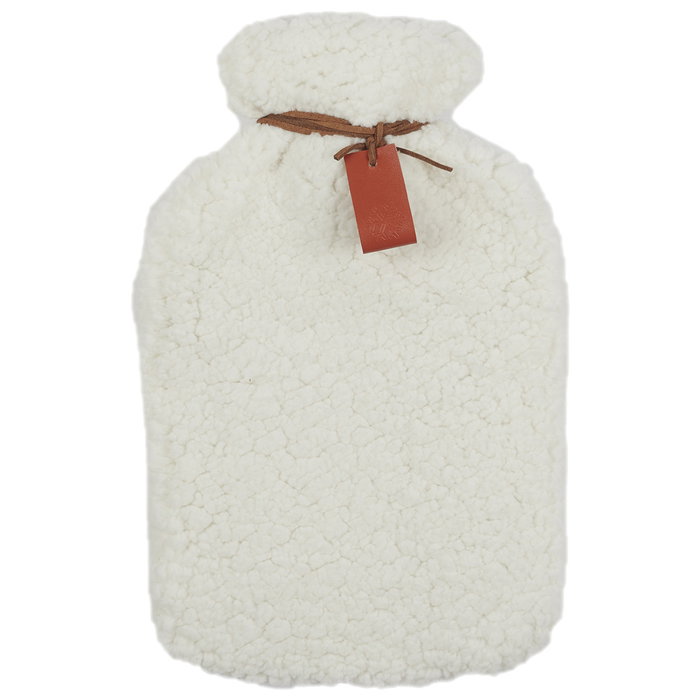 Sensly Bouillotte 1 L avec housse en matière mouton Sensly Bouillotte 1 L avec housse en matière mouton