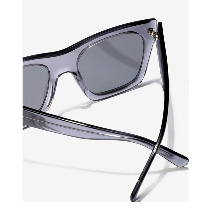 Hawkers NARCISO Lunettes de Soleil Unisexe Gris Bleu Chrome Verres Catégorie 3 UV400 Acétate Mazzucchelli