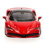 BURAGO Ferrari SF90 Stradale - Voiture de collection 1:24 - Portes ouvrantes manuellement - 24x12x10 cm